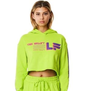 LF cropped pullover hoodie